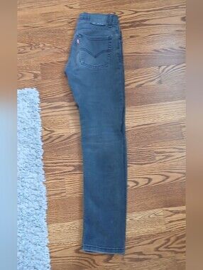 Levi's Boys Slim Jeans in Charcoal Gray